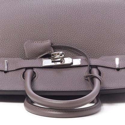 Hermes Togo Birkin 30 Etain 9 of 31