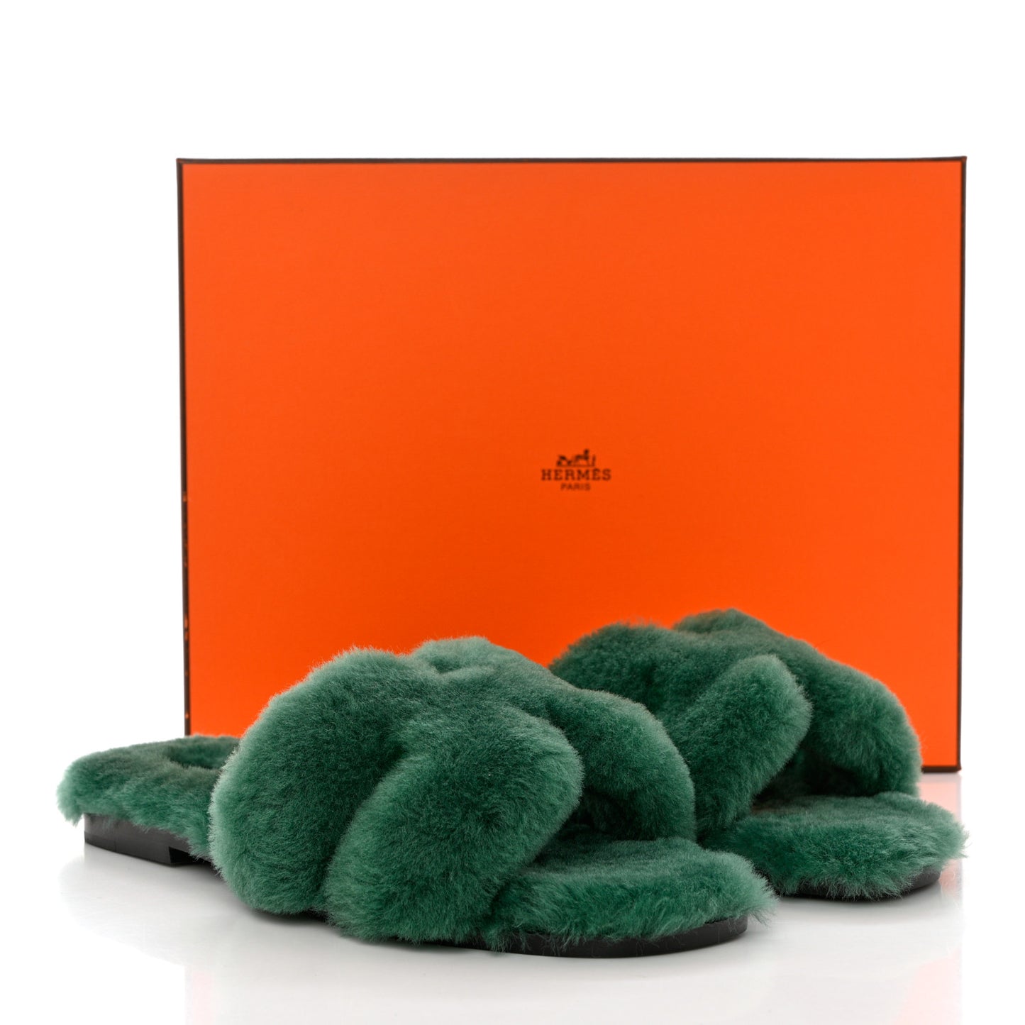 Woolskin Oran Sandals 37.5 Vert Anglais