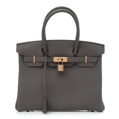 Hermes Togo Birkin 30 Etain 1 of 11