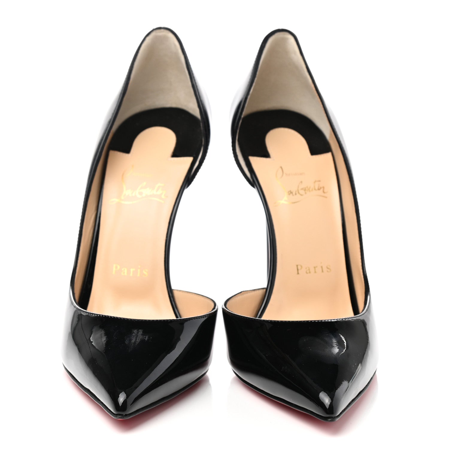 Christian Louboutin Patent Iriza 100 Pumps 39 Black 2 of 9