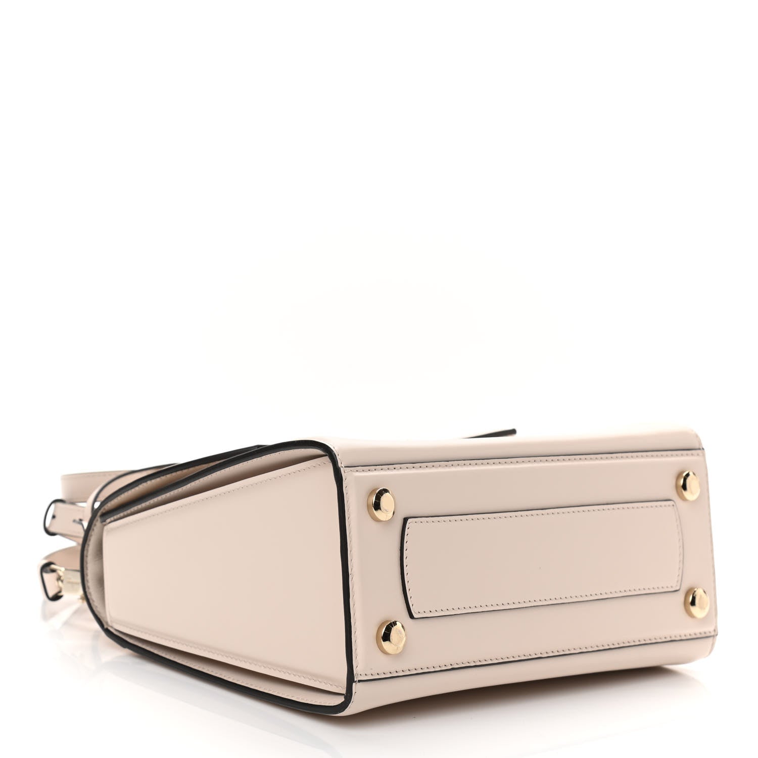 Salvatore Ferragamo Smooth Calfskin Small Boxyz Beige 4 of 10