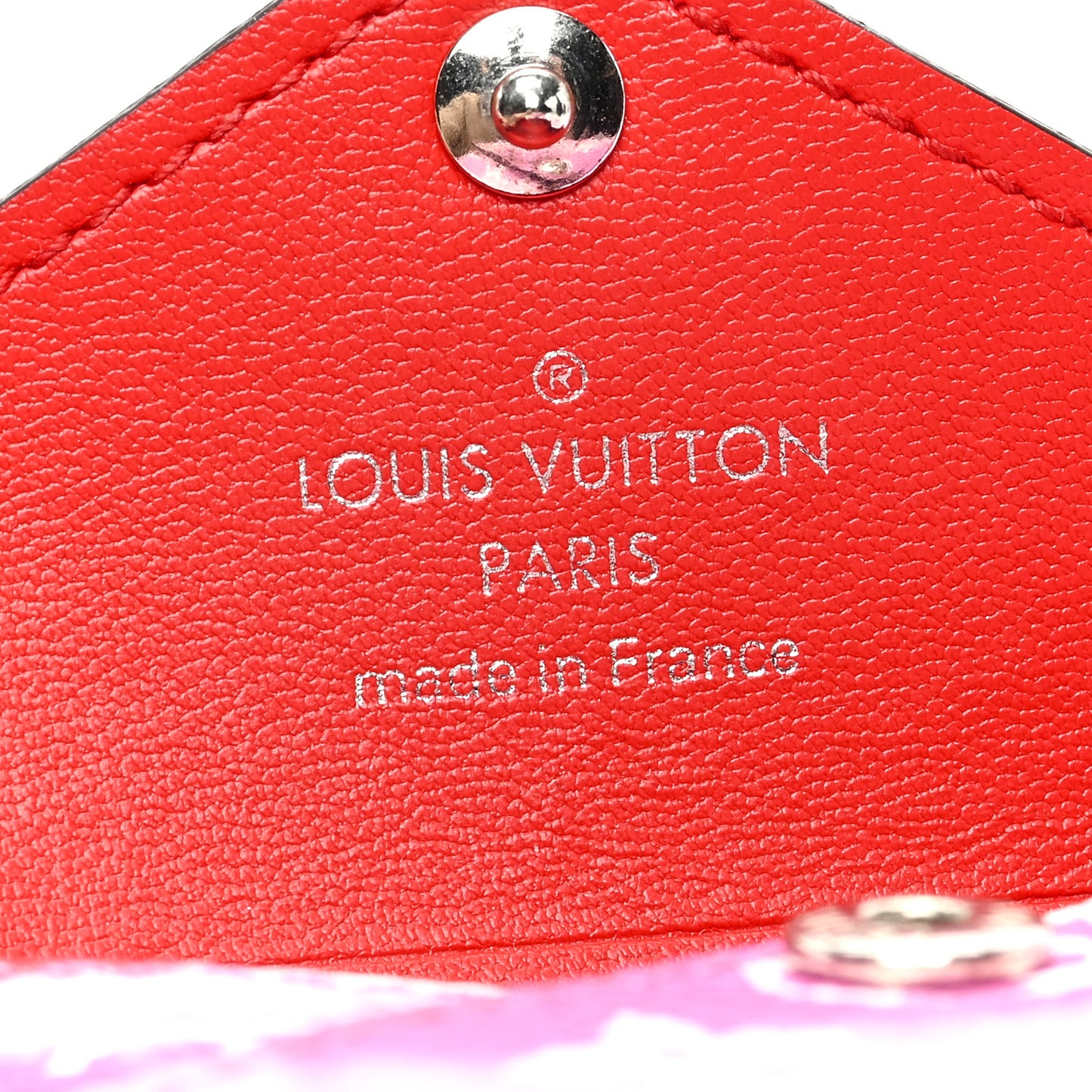 Monogram Escale Small Kirigami Pochette Insert Red