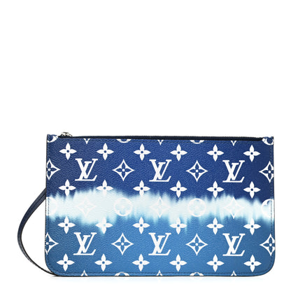 Louis Vuitton Monogram Escale Neverfull MM GM Pochette Blue 1 of 7