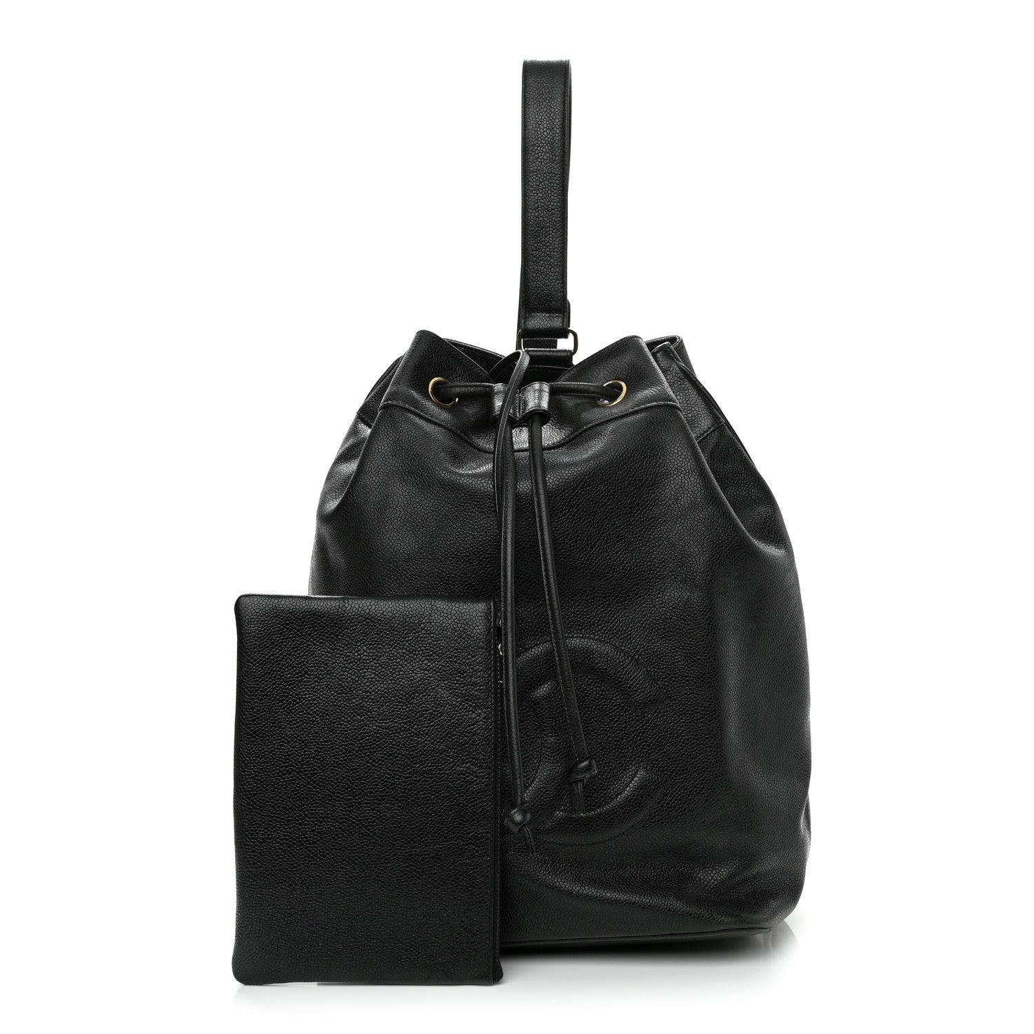 Chanel Caviar Sling Backpack Black 1 of 10