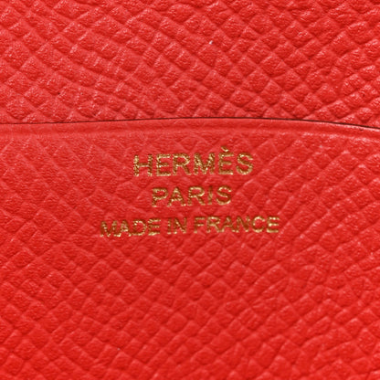 Hermes Epsom Bearn Compact Wallet Rose Jaipur 7 of 13