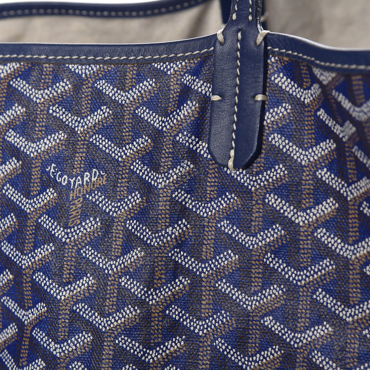 Goyard Goyardine Saint Louis GM Navy 15 of 20