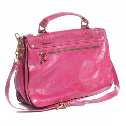 Proenza Schouler Lambskin PS1 Medium Satchel Raspberry 3 of 7