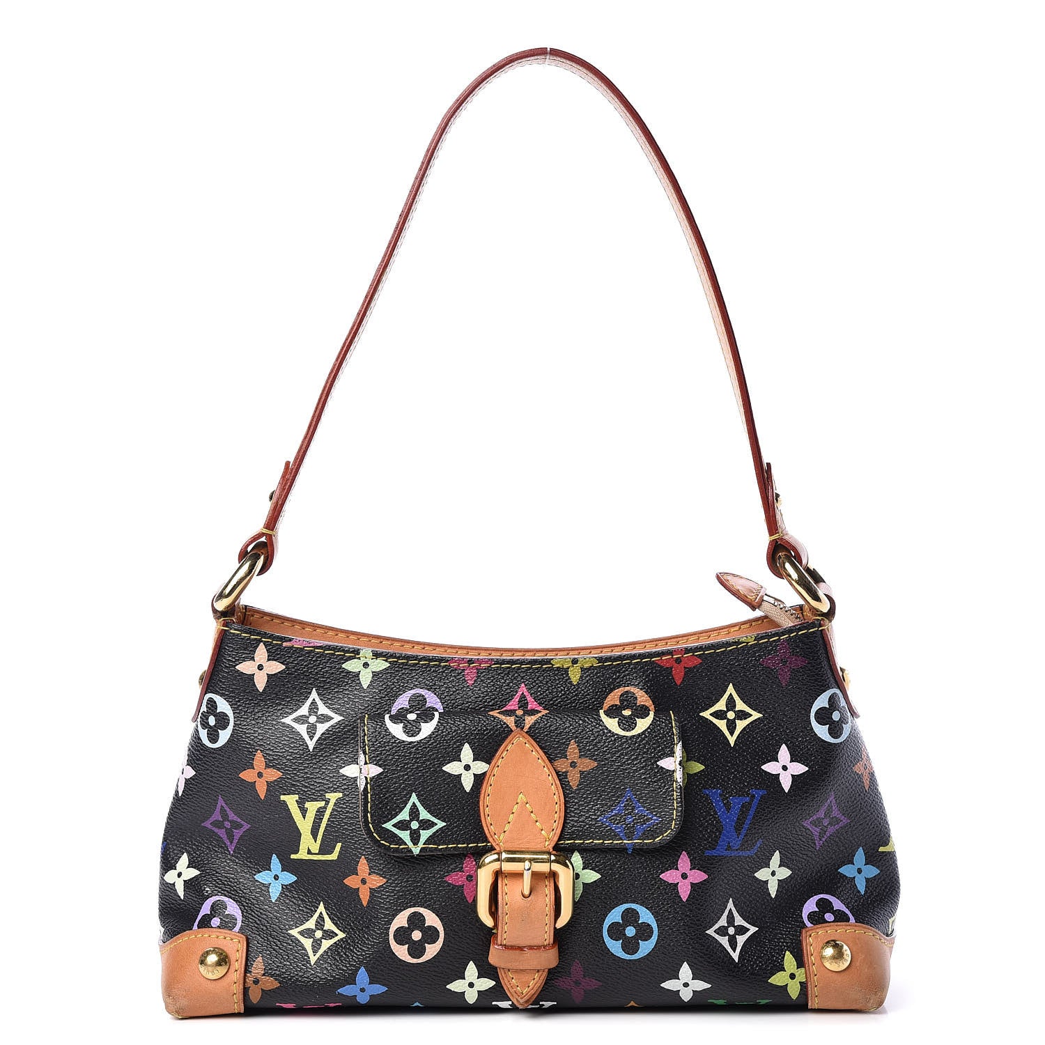 Louis Vuitton Monogram Multicolor Eliza Black 1 of 19