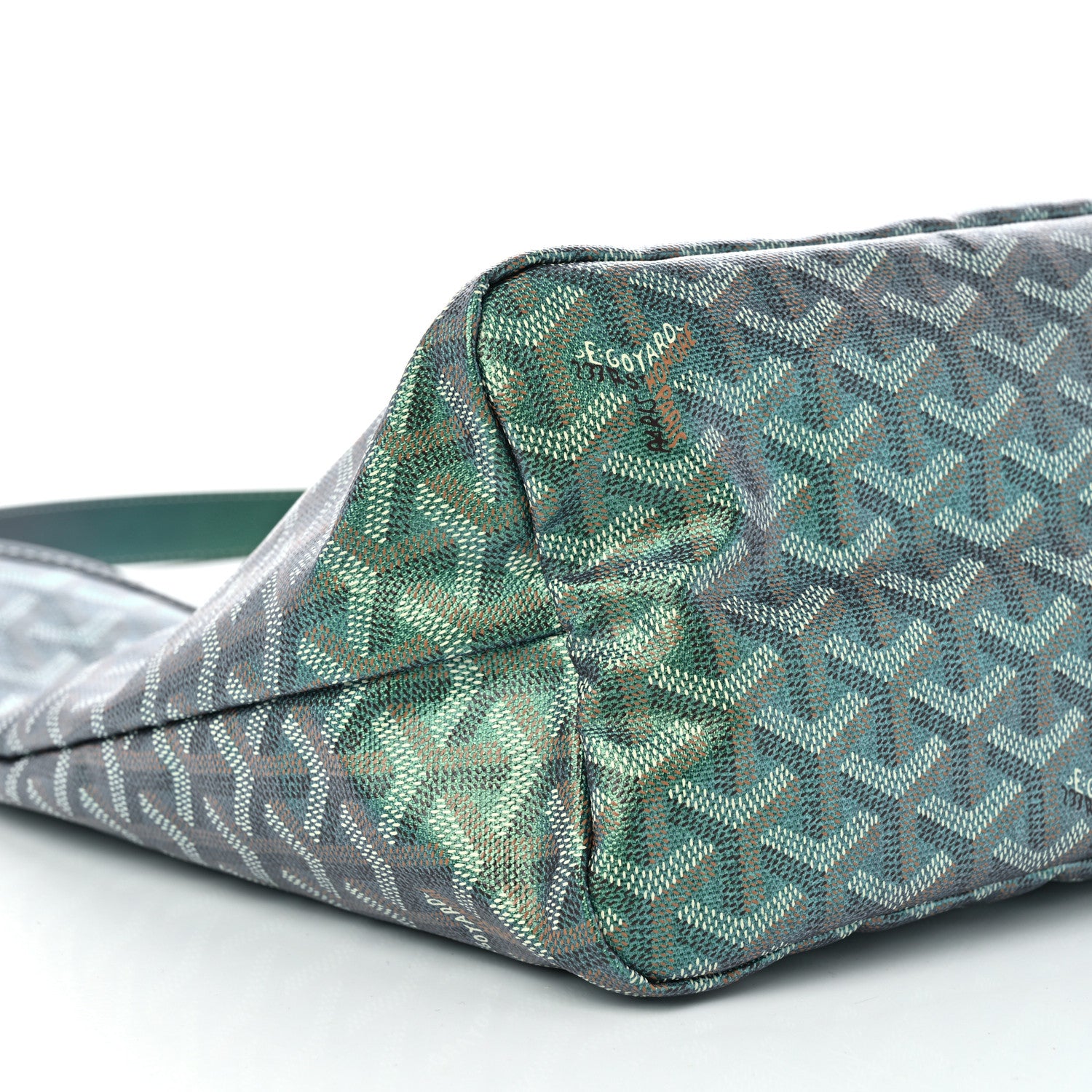 Goyard Iridescent Goyardine Boheme Hobo Pearly Green 10 of 11