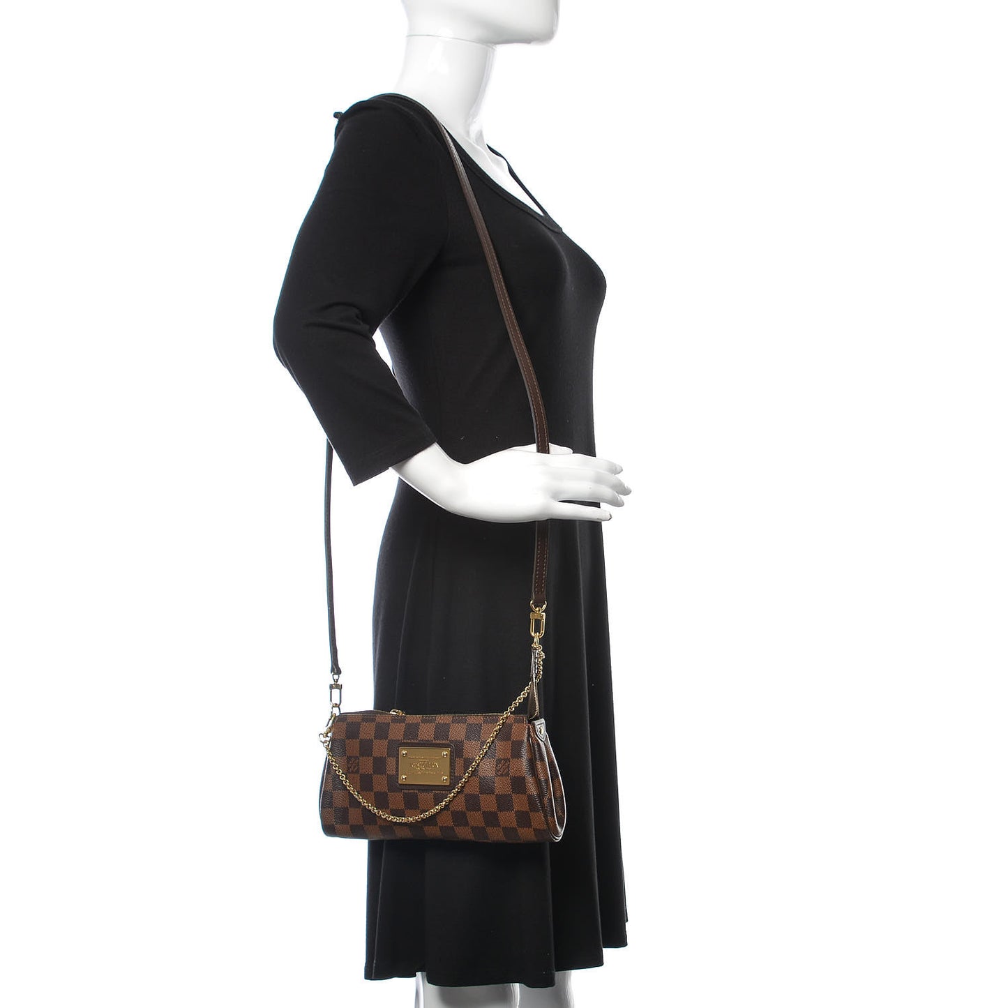 Damier Ebene Eva Clutch
