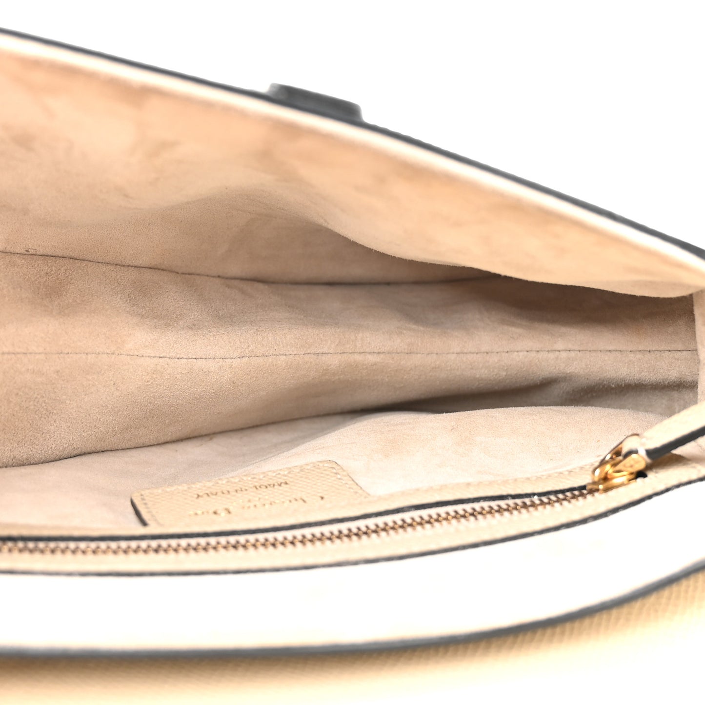 Grained Calfskin Saddle Bag With Strap Sable