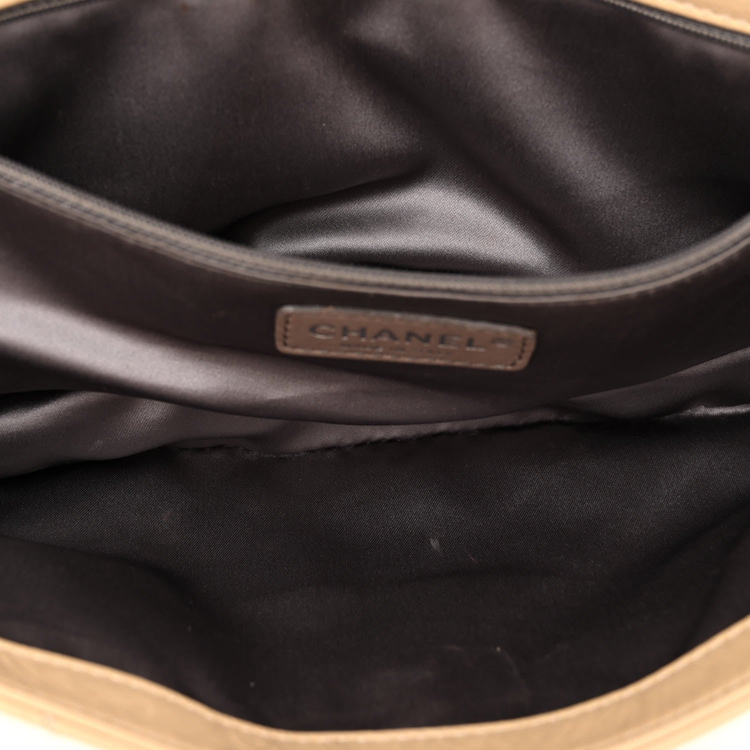 Chanel Lambskin East West Mademoiselle Flap Beige 5 of 10