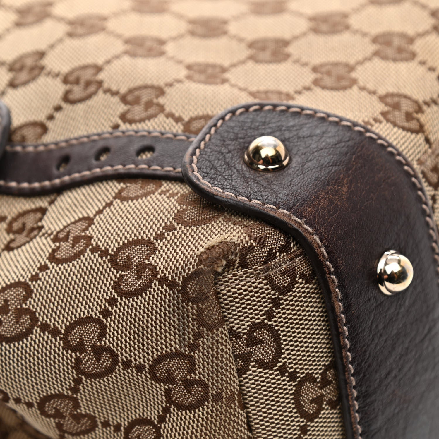 Gucci Monogram Small Pelham Shoulder Bag Dark Brown 10 of 15