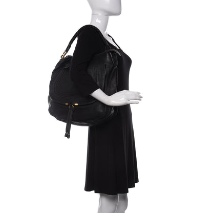 Chloe Calfskin Large Marcie Hobo Black 2 of 15
