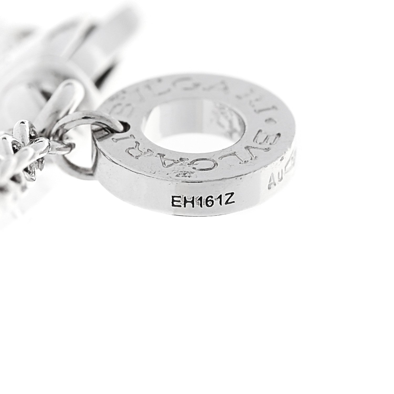 Bulgari 18K White Gold B.Zero1 Pendant Necklace 6 of 6