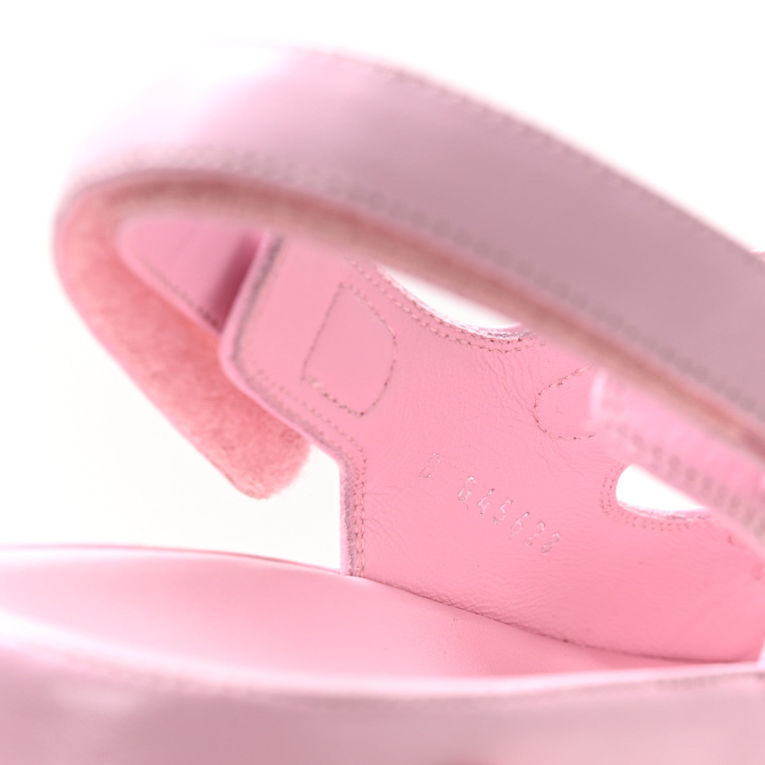 Chanel Lambskin Crystal CC Velcro Dad Sandals 38 Light Pink 8 of 9