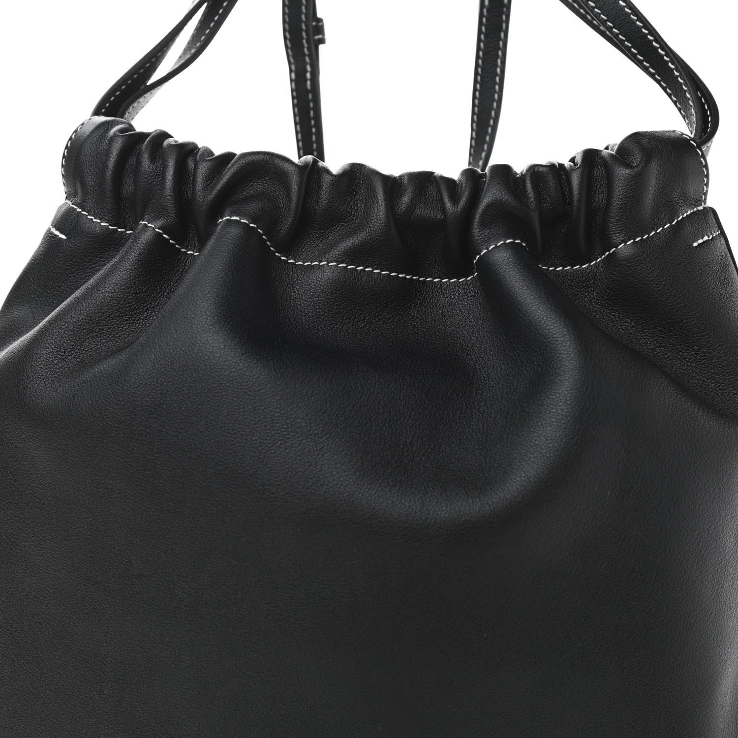Hermes Cheri Calfskin Bridado Backpack Black 9 of 11