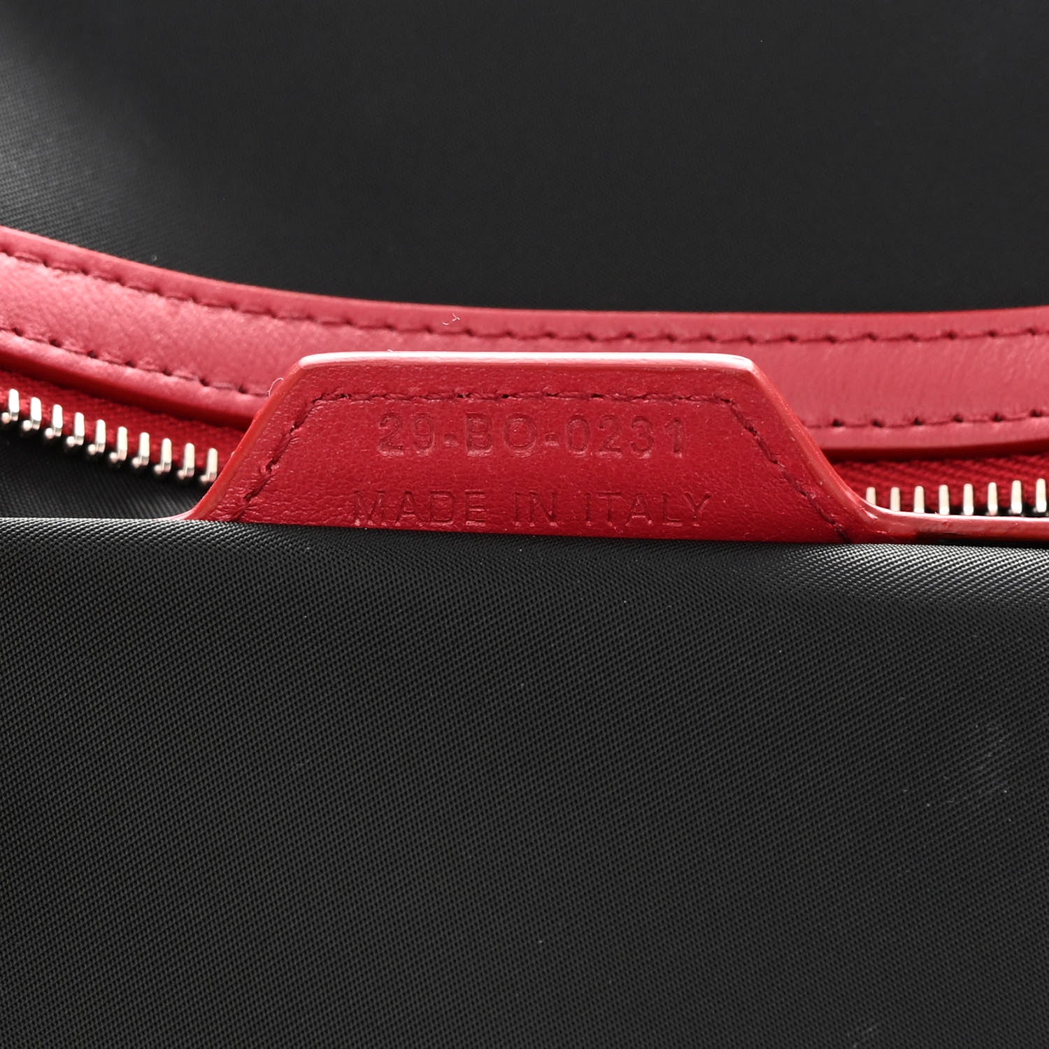 Christian Dior Calfskin Oblique Galaxy Perforated Marsupio World Tour Pelle Sling Red White 7 of 16