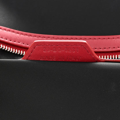Christian Dior Calfskin Oblique Galaxy Perforated Marsupio World Tour Pelle Sling Red White 7 of 16