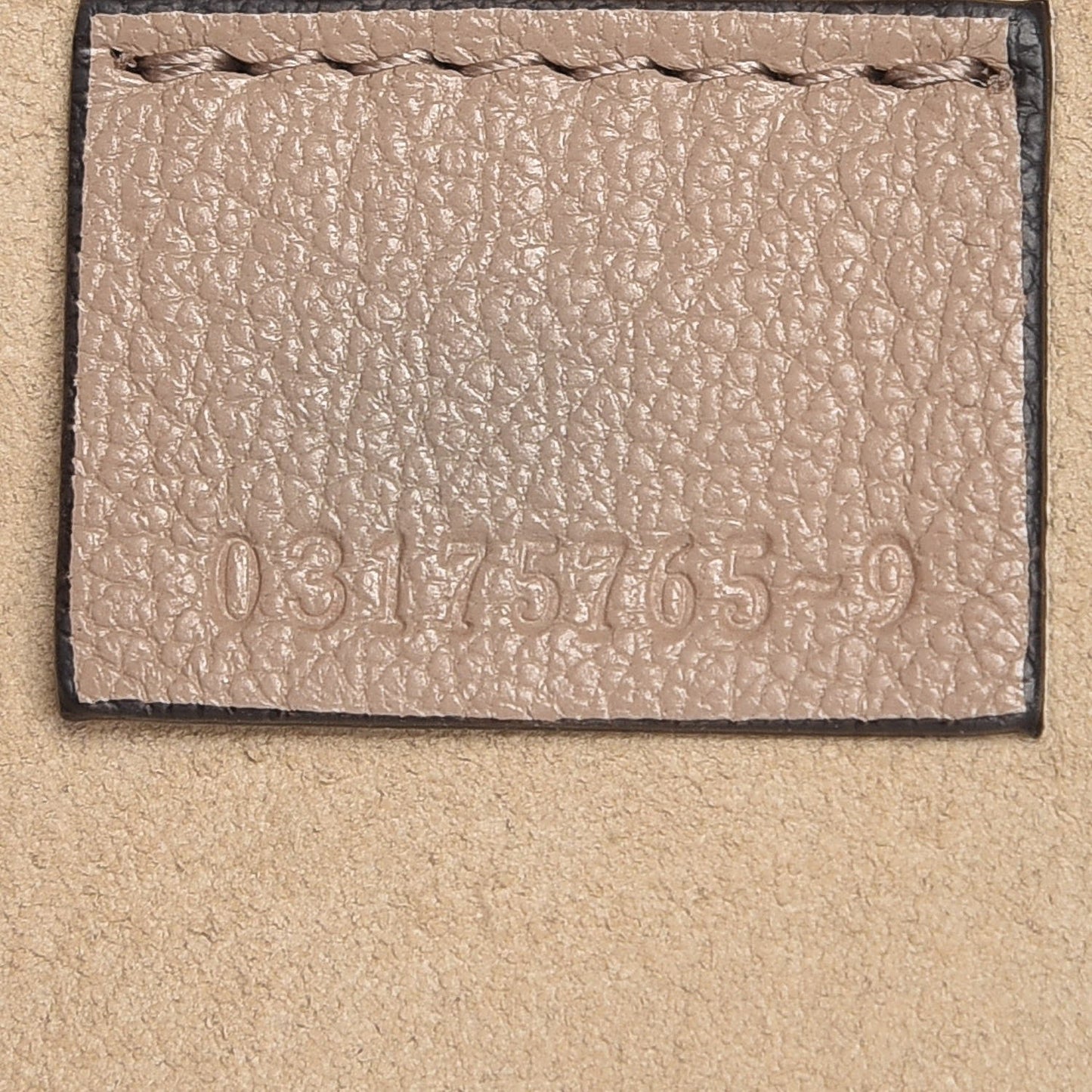 Grained Lambskin Drew Shoulder Bag Motty Grey