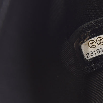 Chanel Iridescent Calfskin Embellished Double Stitch Medium Boy Flap Black 7 of 14