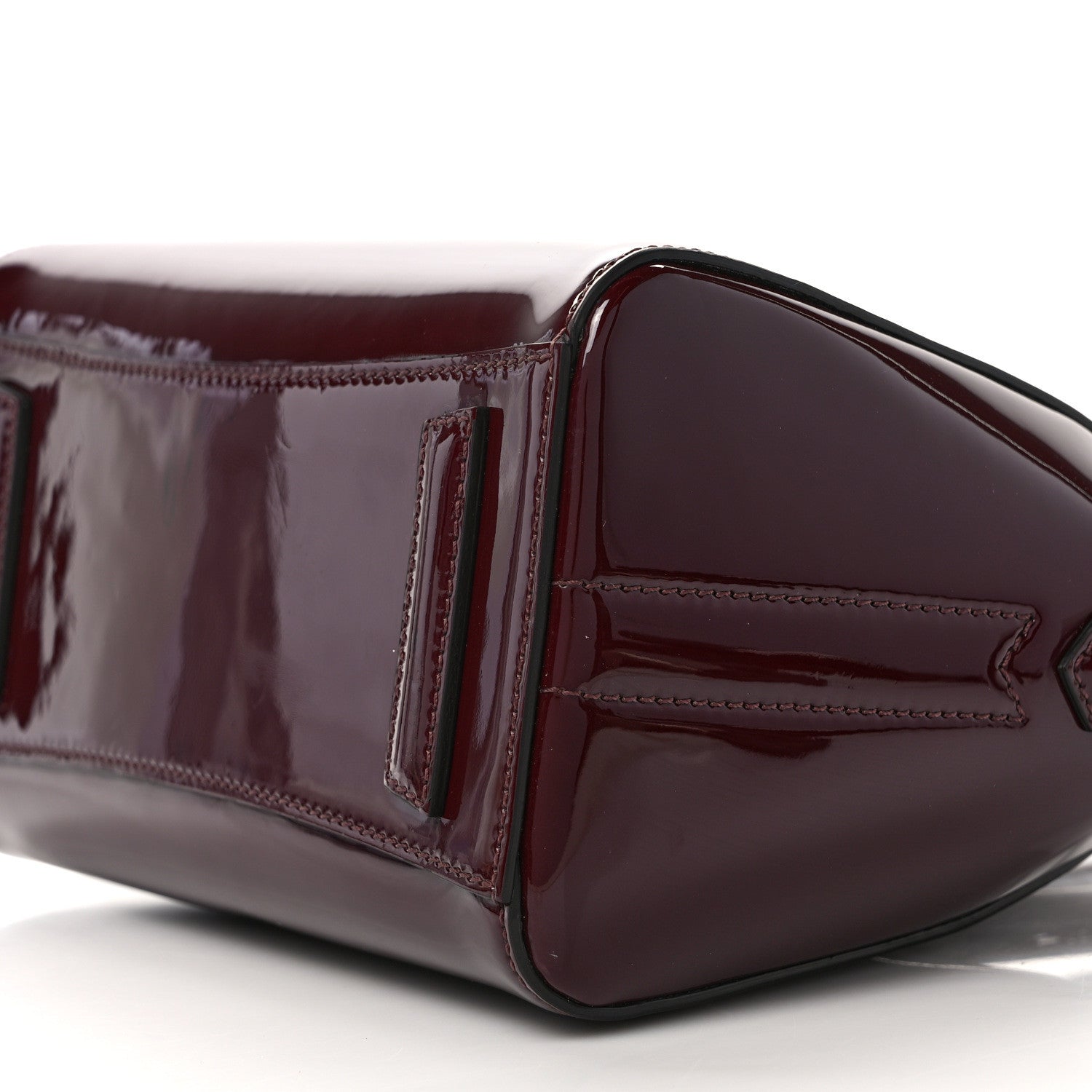 Givenchy Patent Calfskin Mini Antigona Burgundy 9 of 12