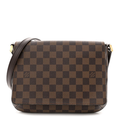 Louis Vuitton Damier Ebene Musette Tango Long Strap 1 of 13