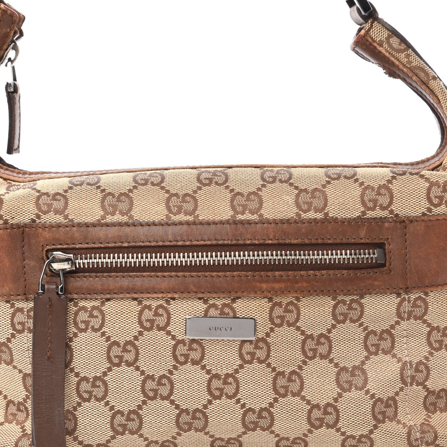 Gucci Monogram Pochette Brown 10 of 10