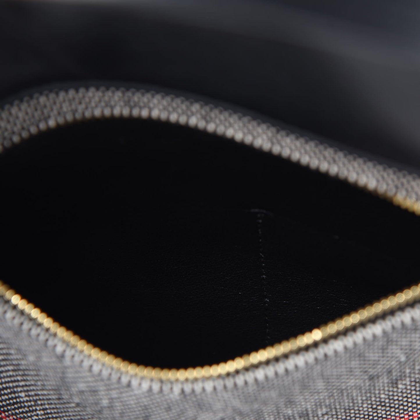 Cotton Canvas Calfskin Mini Belt Bag Black