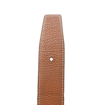 Hermes Box Togo 32mm Belt Strap 90 Black Gold 6 of 12