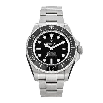 Rolex Stainless Steel 44mm Oyster Perpetual Date Sea-Dweller Deepsea Watch Intense Black 136660 1 of 5