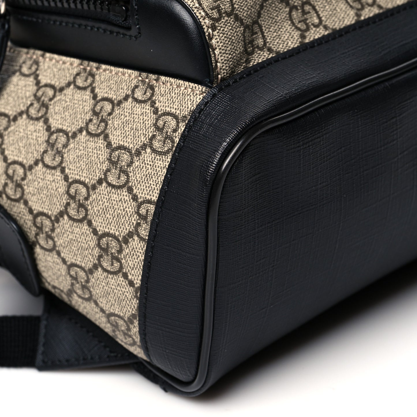 GG Supreme Monogram Small Eden Day Backpack Black