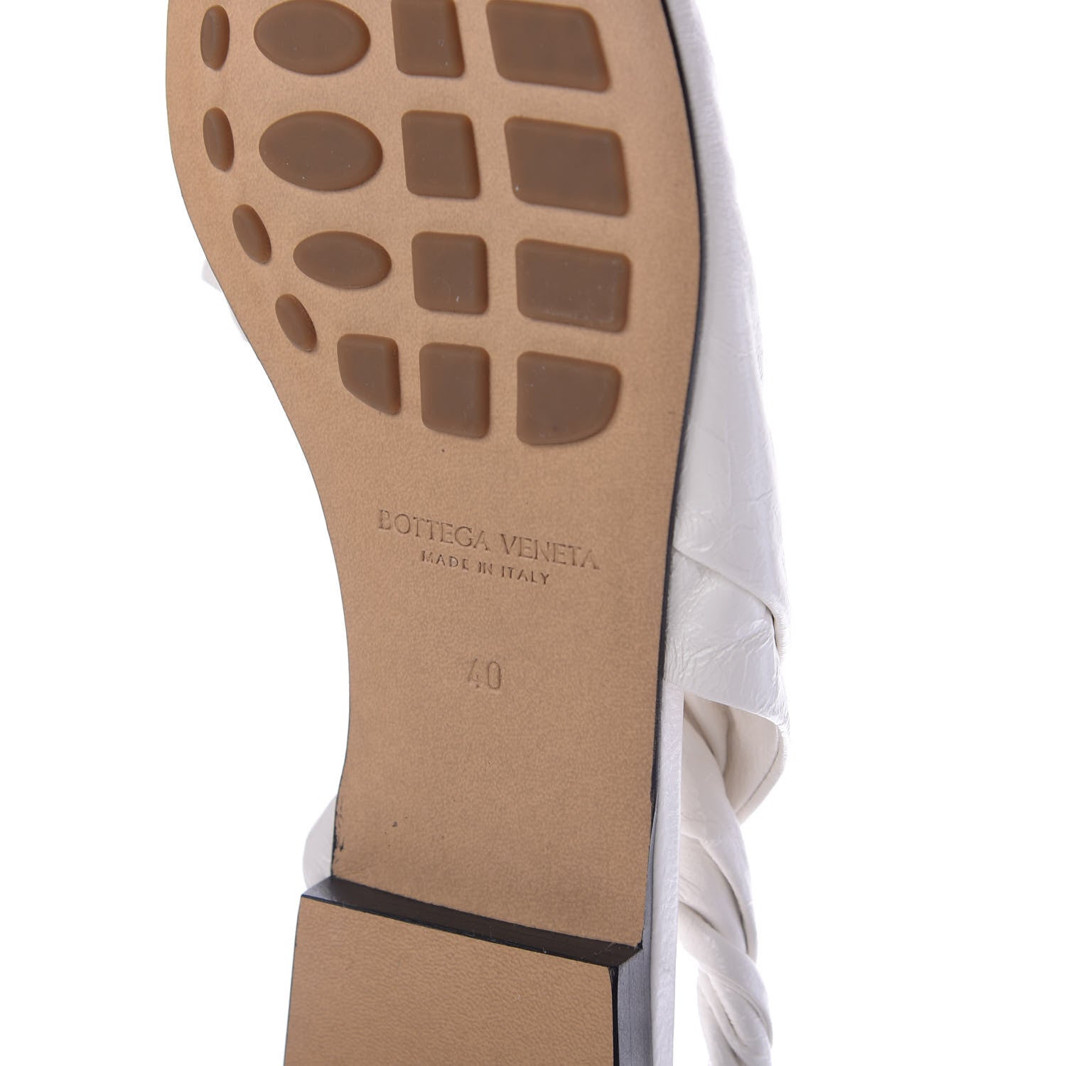 Bottega Veneta Nappa BV Point Ballet Flat 40 White 7 of 8