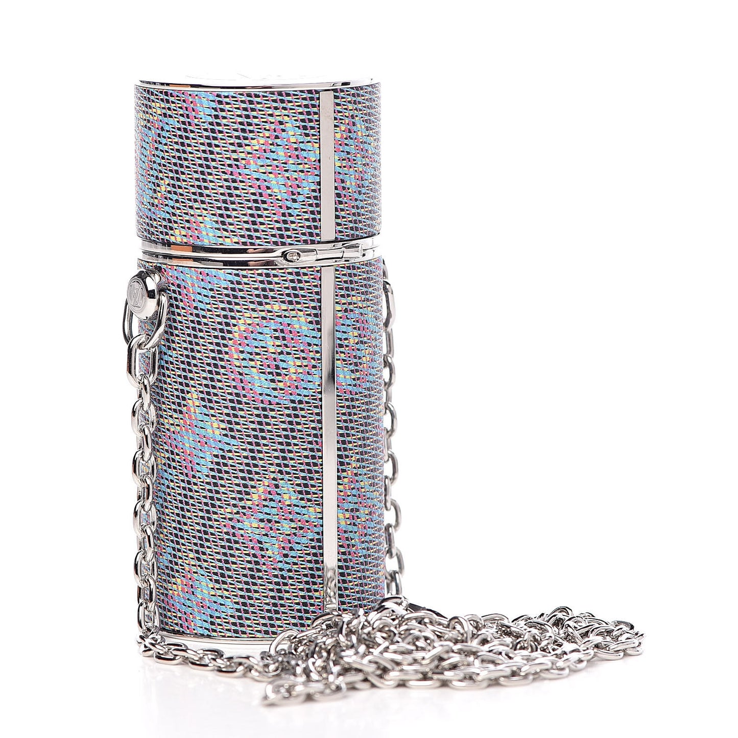 Monogram LV Pop Chain Lipstick Case Blue