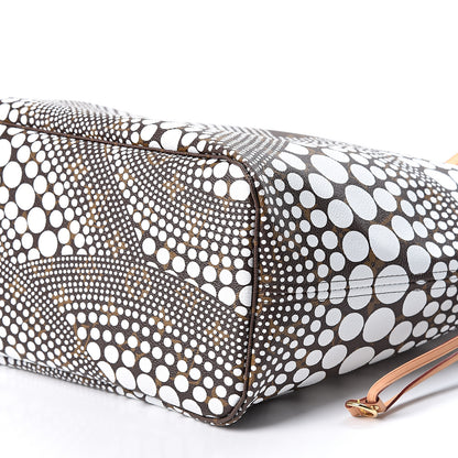 Louis Vuitton Monogram Kusama Waves Neverfull MM White 8 of 8