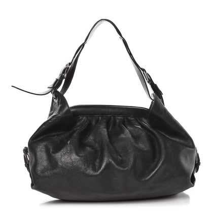 Fendi Vitello Palma Doctor B Hobo Bag Black 1 of 16