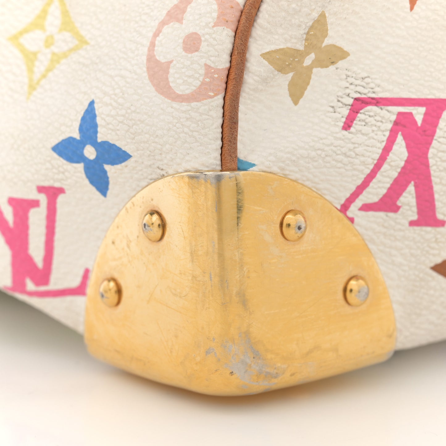 Monogram Multicolor Speedy 30 White