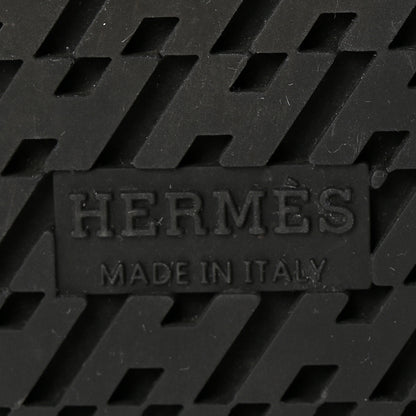 Hermes Calfskin Womens Chypre Sandals 38 Black 7 of 11