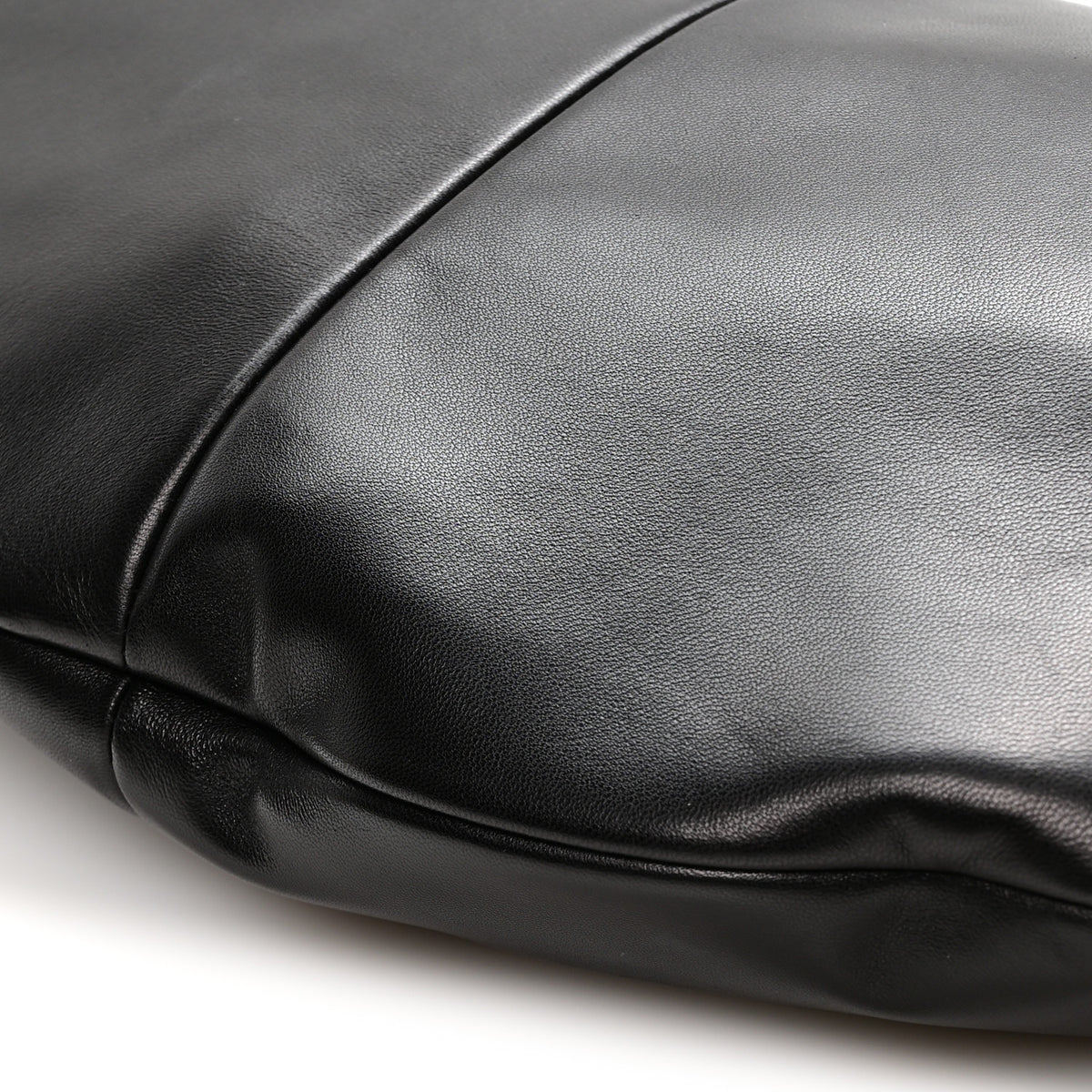 Lambskin Small Amalia Hobo Black