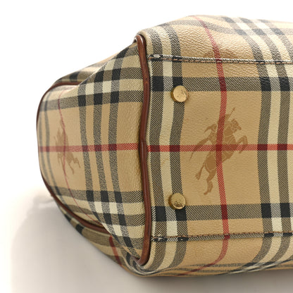 Burberry Haymarket Check Bowling Bag Brown 9 of 17