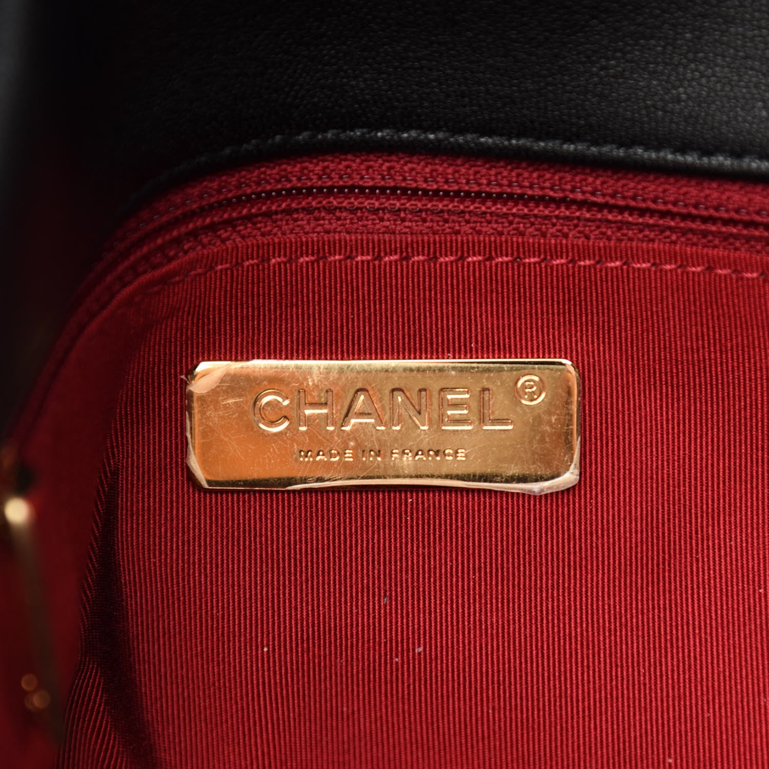 Chanel Goatskin Quilted Medium Chanel 19 Flap Black 6 of 11