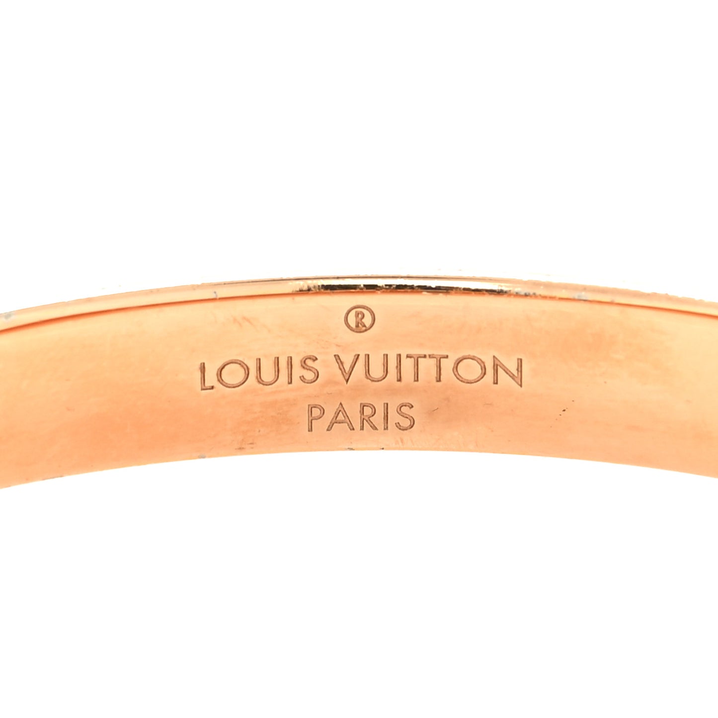 Brass Monogram Nanogram Cuff S Gold