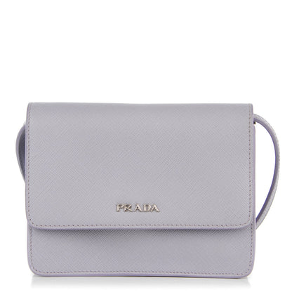 Prada Saffiano Lux Crossbody Bag Glicine 1 of 8