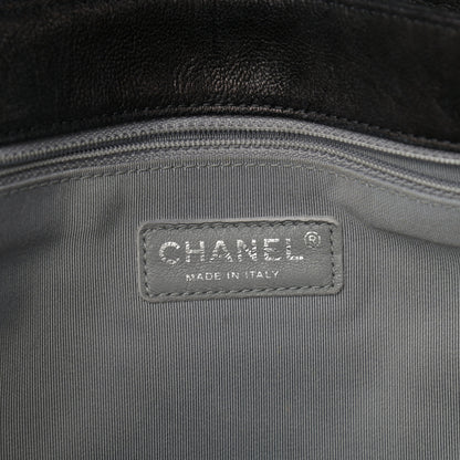Chanel Washed Lambskin Quilted Maxi Chain Around Flap Black 6 of 10