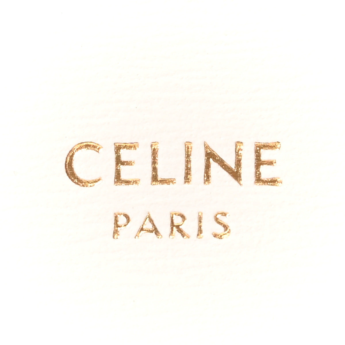 Shiny Calfskin Triomphe Margo Wallet on Chain Light Stone