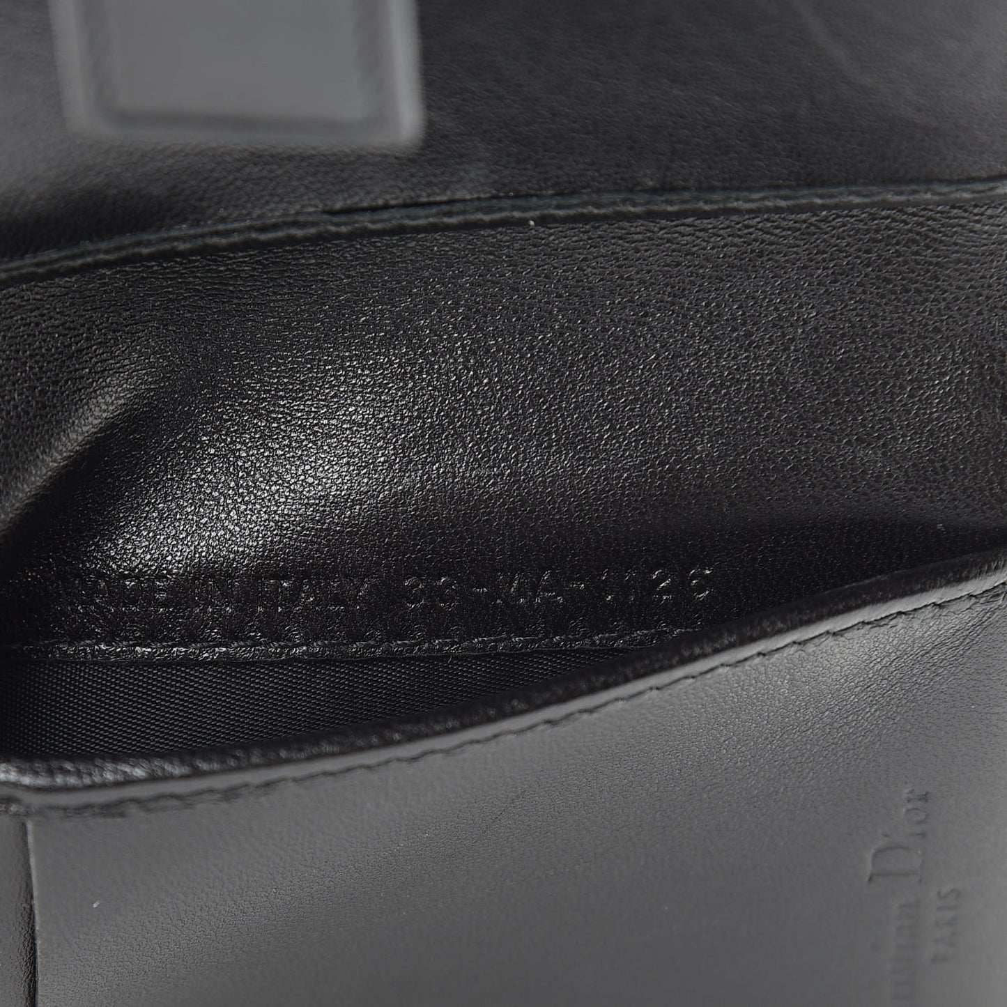 Lambskin Cannage Medium Lady Dior Eden Wallet Black