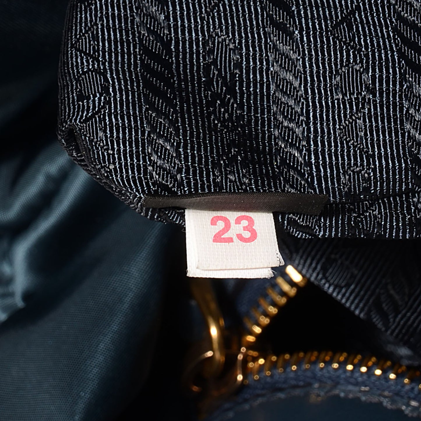 Tessuto Nylon Jacquard Tote Denim