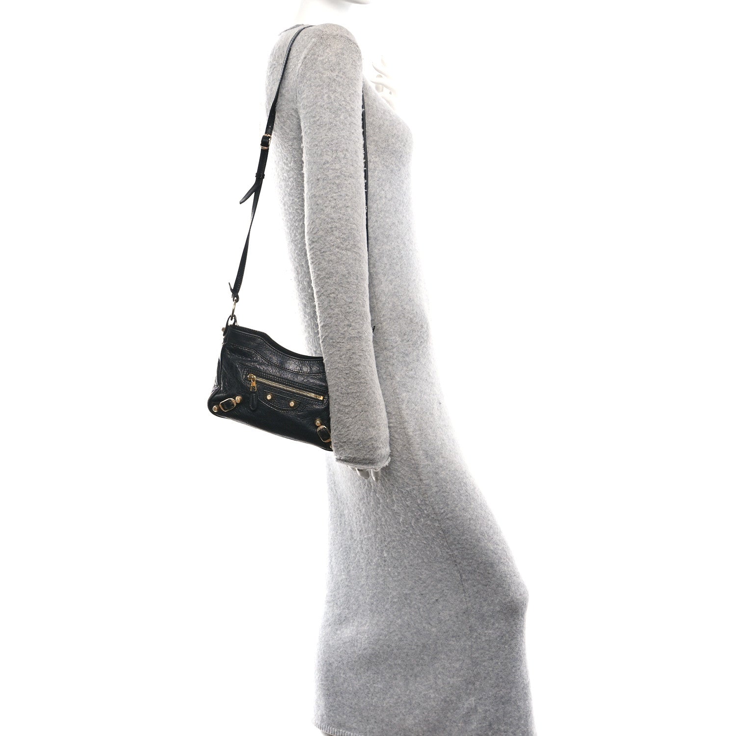 Balenciaga Agneau Giant 12 Gold Hardware Hip Black 2 of 10