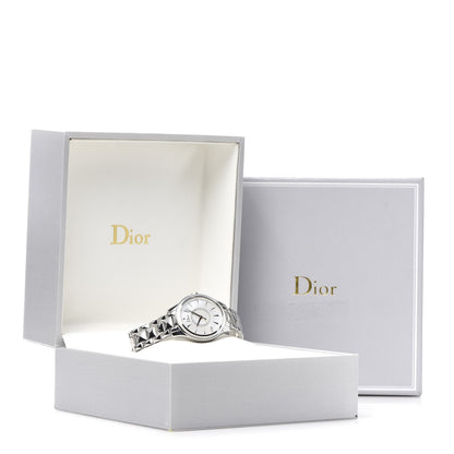 Christian Dior Stainless Steel Diamond Mother of Pearl 32mm Dior VIII Montaigne Quartz Watch 7 of 7