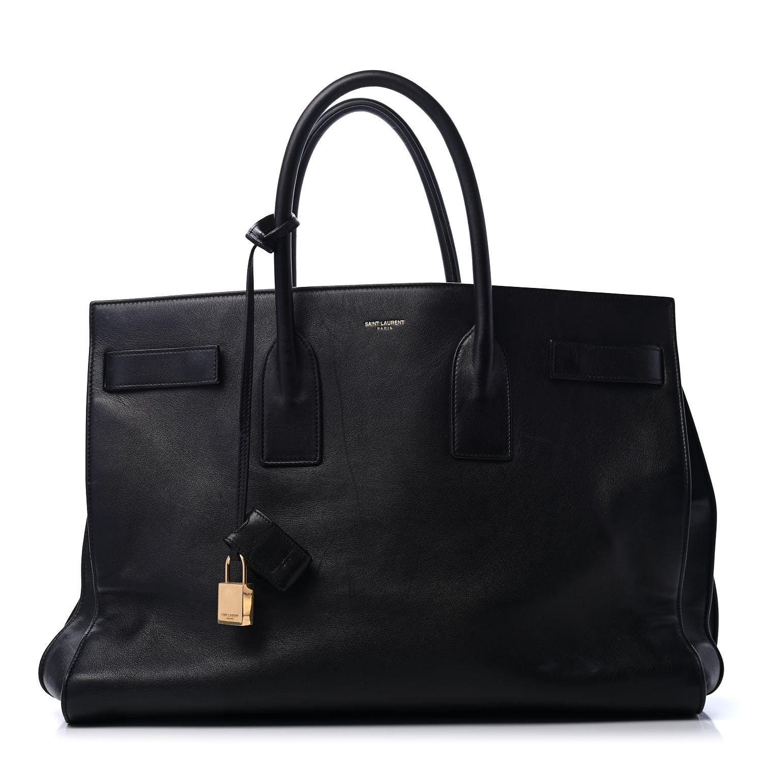 Saint Laurent Calfskin Large Sac De Jour Carryall Black 1 of 6
